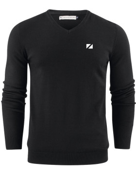 ruben peter Ausbau - Sweater V-Ausschnitt schwarz