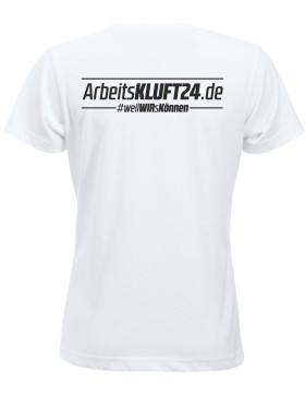 Arbeitskluft24 - T-Shirt Damen weiß