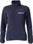 Lebenshilfe Goslar Basic Fleece Jacke Damen Stick Dunkelblau L
