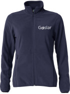 Lebenshilfe Goslar Basic Fleece Jacke Damen Stick Dunkelblau XL