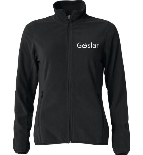 Lebenshilfe Goslar Basic Fleece Jacke Damen Stick Schwarz XL