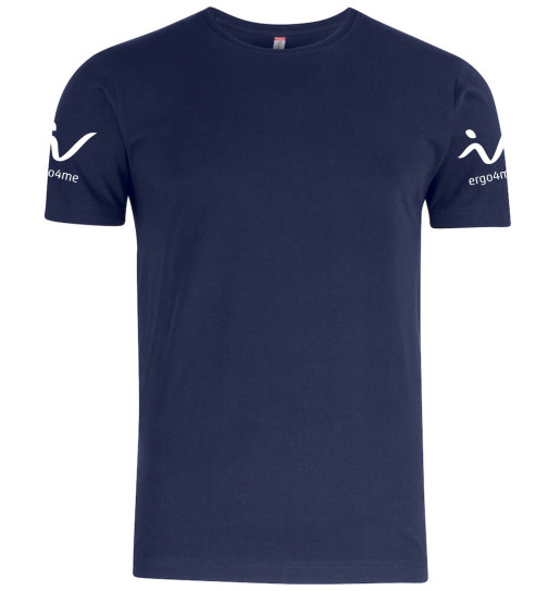 Ergo4me Herren Premium Fashion-T navy