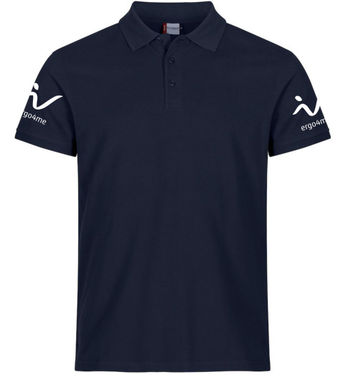 Ergo4me Herren Heavy Premium Polo navy