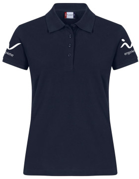 Ergo4me Damen Heavy Premium Polo navy