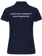 Ergo4me Damen Heavy Premium Polo navy