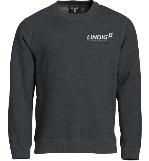 LINDIG Fördertechnik Classic Roundneck Übergrößen grau